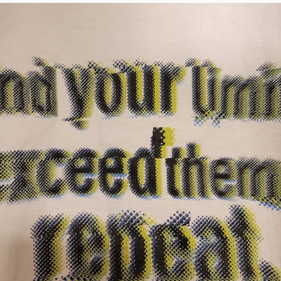 NIKE T-shirt ~ Retro 1990s era ~ V-neck~ Just DoIt Logo ~ Lg~ Unisex - Picture 5 of 14